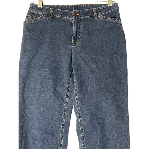 J. Jill Women's Tried & True Fit Slim Leg Jeans Size 8 Cotton & Lycra - Picture 2 of 10